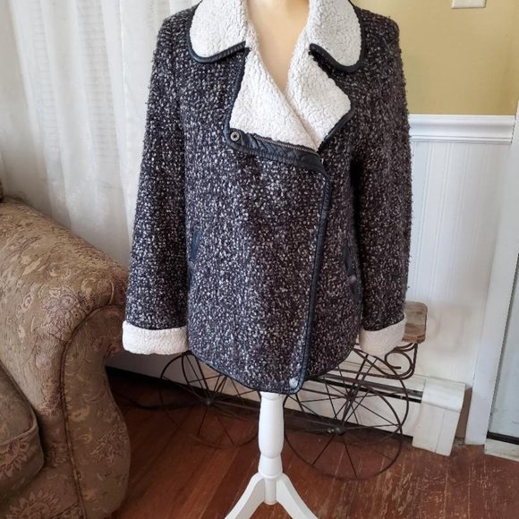 Etam Weekend Tweed coat size 40 - Picture 1 of 4